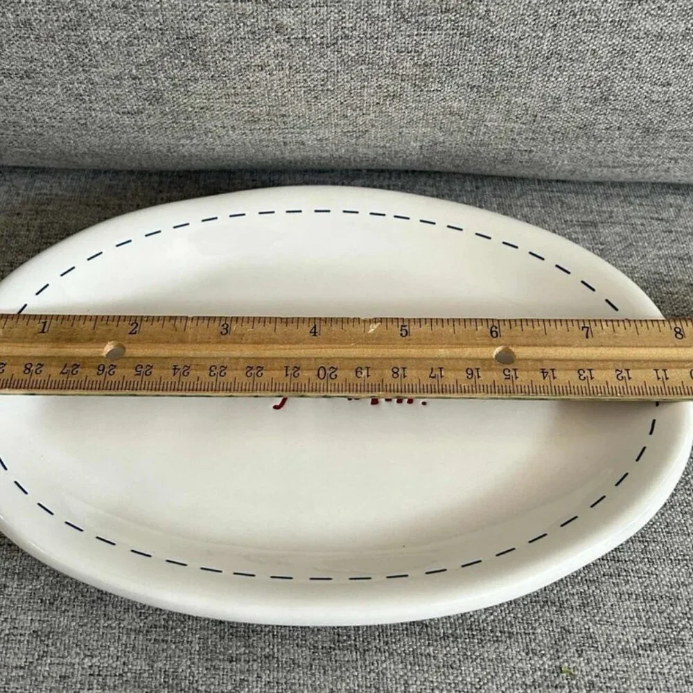 Rae Dunn Artisan Collection July 4th Oval Platter